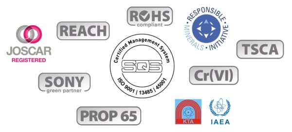 Standards and accreditations