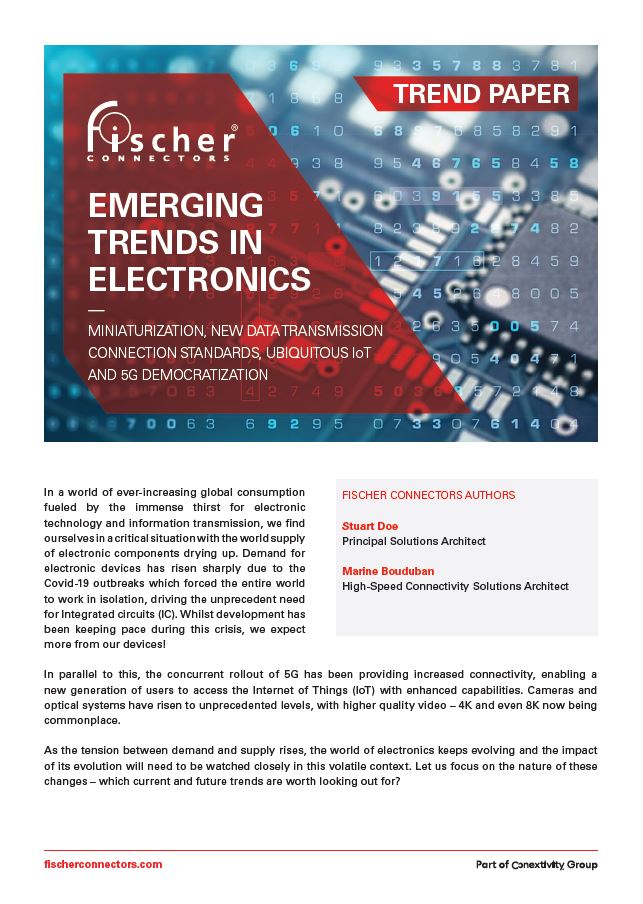 Emerging trends in Electronics - Trend paper