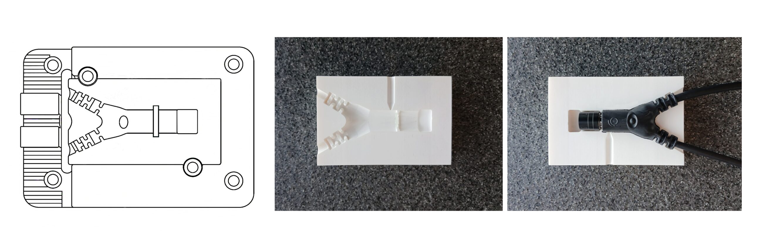 Insert cavity with Fischer MiniMax breakout